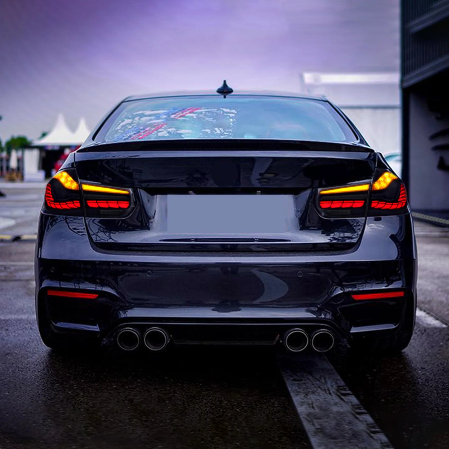 Fanali posteriori a LED completi adatti per BMW Serie 3 2012-2018