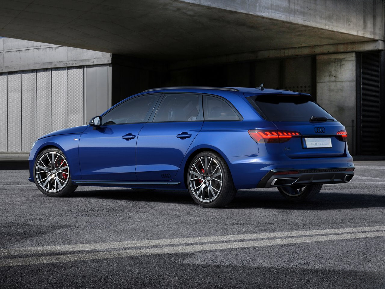 MINIGONNE LATERALI ADATTE PER AUDI A4 B9 8W AVANT BERLINA SLINE S4 LOOK GREZZO