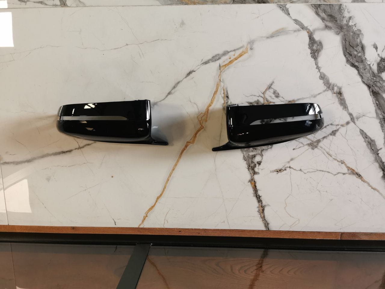 CALOTTE ADATTE PER BMW G11 G12 G14 G15 G20 G21 G22 G23 G30 G31 G42 NERO LUCIDO AUTOELEGANCERICAMBI