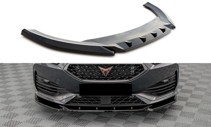 SPLITTER ADATTO PER SEAT CUPRA LEON 2020+ DESIGN SPORTIVO LOOK NERO LUCIDO