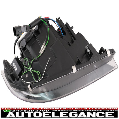 3D U-LED Xenon Headlights for BMW 3 E90 Limousine E91 Touring 03.2005-08.2008 LHD Black 