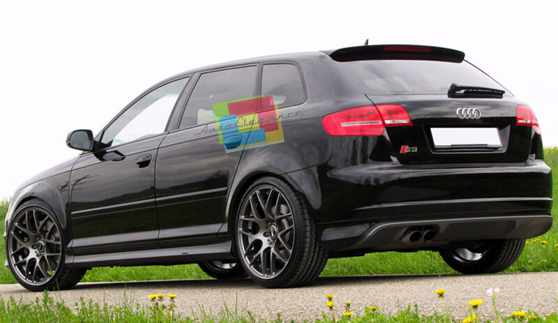 AUDI A3 8P 05-12 SPORTBACK SPOILER POSTERIORE SUL TETTO S3 S-LINE DESIGN .-1 AUTOELEGANCERICAMBI