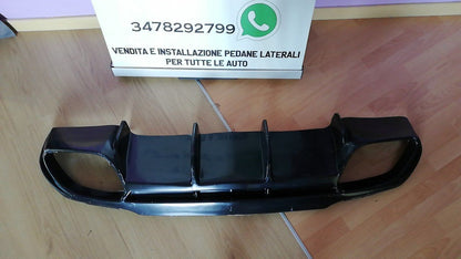 ART. 0345 DIFFUSORE GIULIA 2016-2021 STANDARD LOOK QUADRIFOGLIO NERO LUCIDO