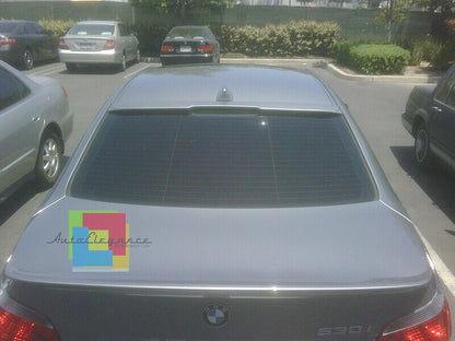 BMW SERIE 5 E60 BERLINA SPOILER LUNOTTO POSTERIORE SUL TETTO LOOK M5 IN ABS AUTOELEGANCERICAMBI