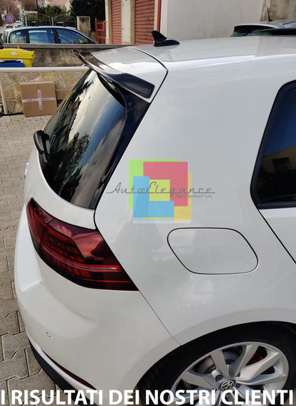 VW GOLF 7 GTI/ GTD/ TCR/ R ADDITIONAL REAR ROOF SPOILER ABS LOOK BLACK