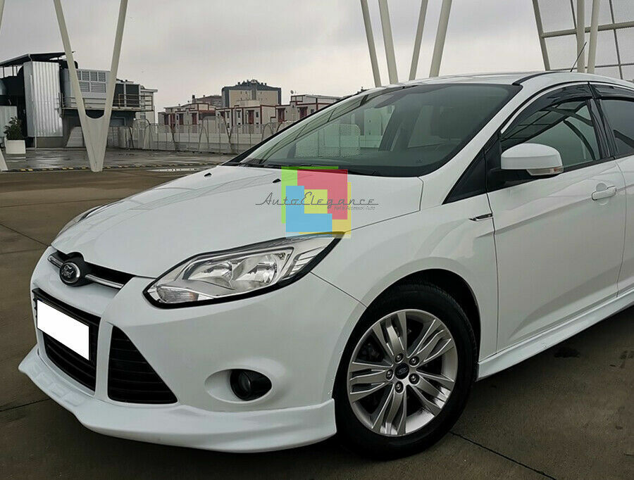 FORD FOCUS 3 III 2011-2014 FRONT BUMPER SPOILER ABS SPORTY LOOK ST 