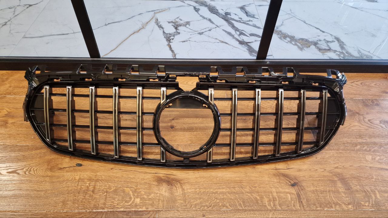 ART.1481 GRIGLIA ADATTA PER MERCEDES CLASSE B W247 STANDARD LOOK GT CROMATA