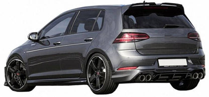 SPOILER TETTO ADATTO PER VW GOLF 7 GOLF 7.5 2012-2020 LOOK NERO LUCIDO