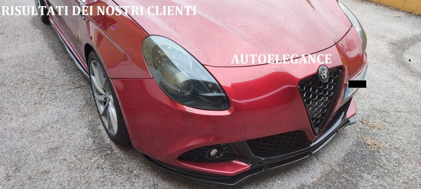 ALFA ROMEO GIULIETTA LIP SPOILER UNDER FRONT BUMPER ABS SPLITTER 0274