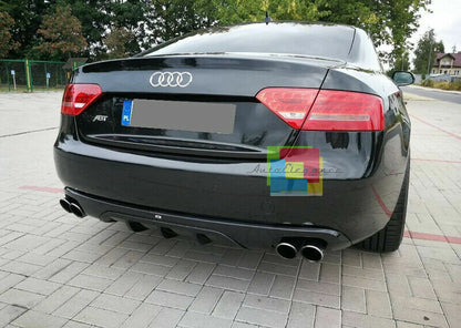 AUDI A5 COUPE SPORTBACK 2007-2011 DIFFUSORE POSTERIORE ABS LOOK S5 SPORT IT AUTOELEGANCERICAMBI