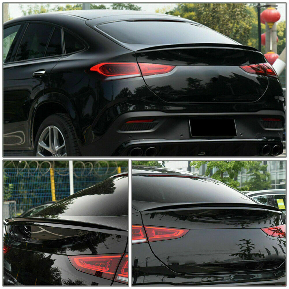BOOT SPOILER SUITABLE FOR MERCEDES GLE C167 COUPE 2019+ AMG LOOK GLOSSY BLACK 