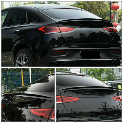 BOOT SPOILER SUITABLE FOR MERCEDES GLE C167 COUPE 2019+ AMG LOOK GLOSSY BLACK 