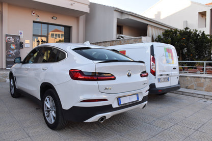 SPOILER BAGAGLIAIO ADATTO PER BMW X4 G02 2018+ LOOK M COMPETITION NERO LUCIDO