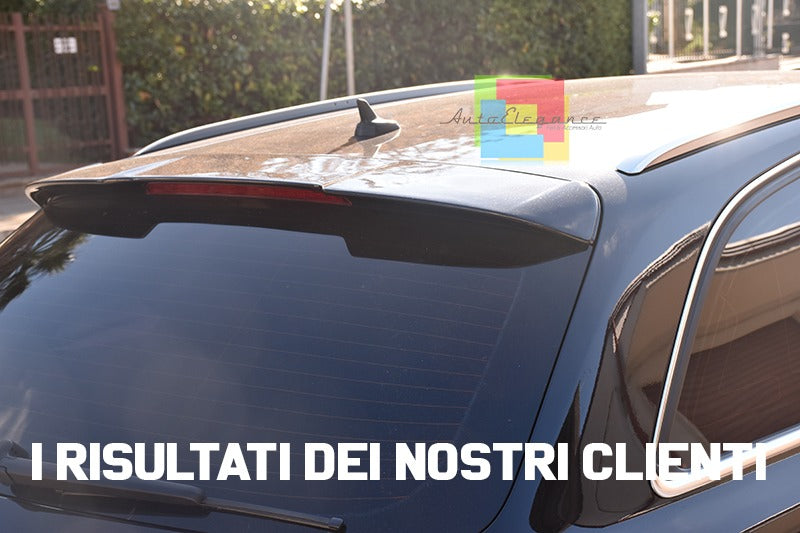 SPOILER TETTO ADATTO PER AUDI A4 B8 RS4 2007-2016 LOOK NERO LUCIDO