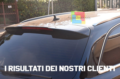 SPOILER TETTO ADATTO PER AUDI A4 B8 RS4 2007-2016 LOOK NERO LUCIDO