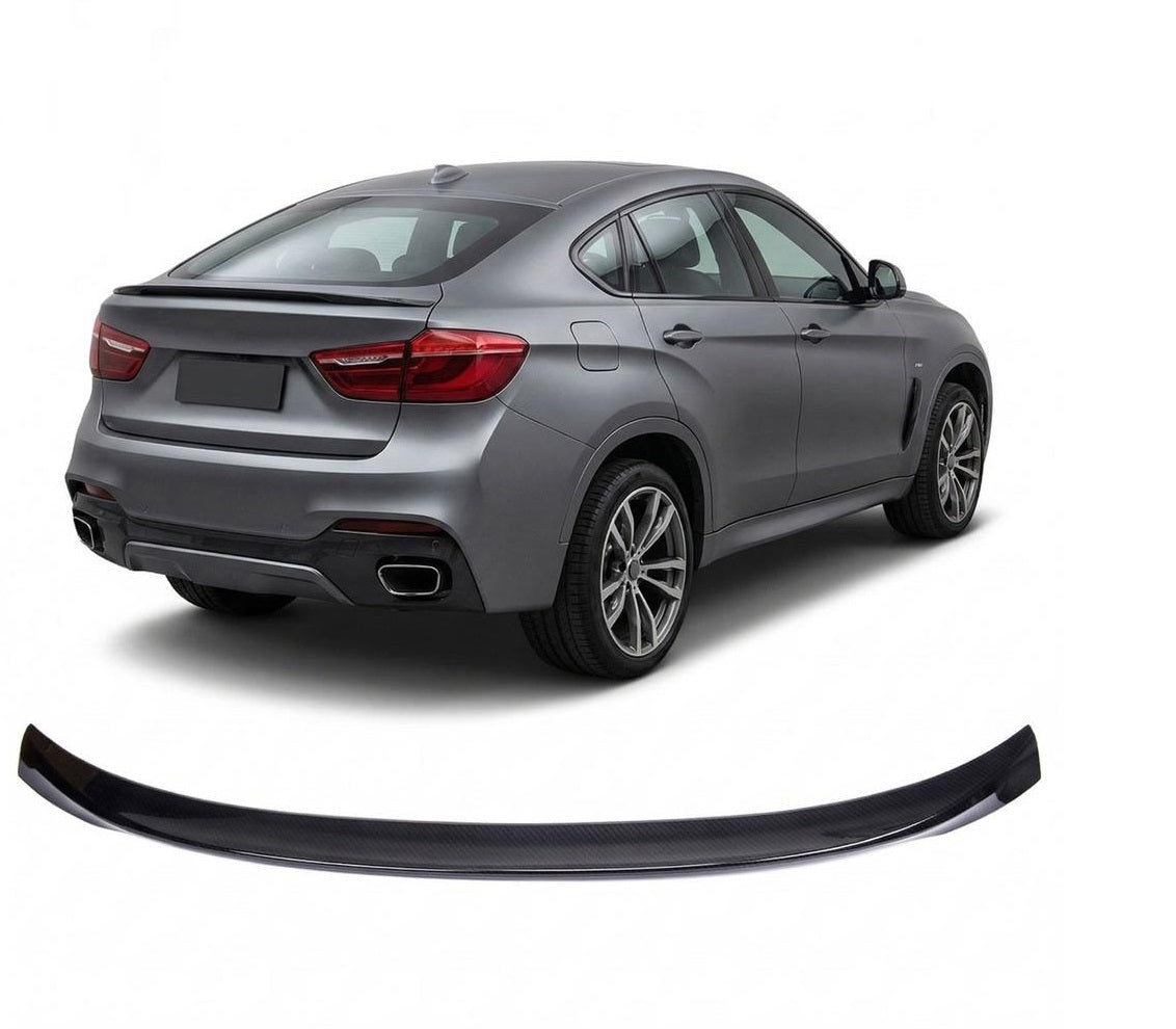 👉Spoiler posteriore carbon look BMW X6 F16 F86 2014-2019👈