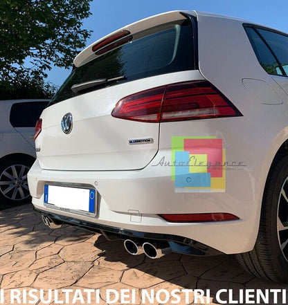 VW GOLF 7.5 2017-2020 REAR DIFFUSER UNDER BUMPER TIP-OFFS LOOK R 0914