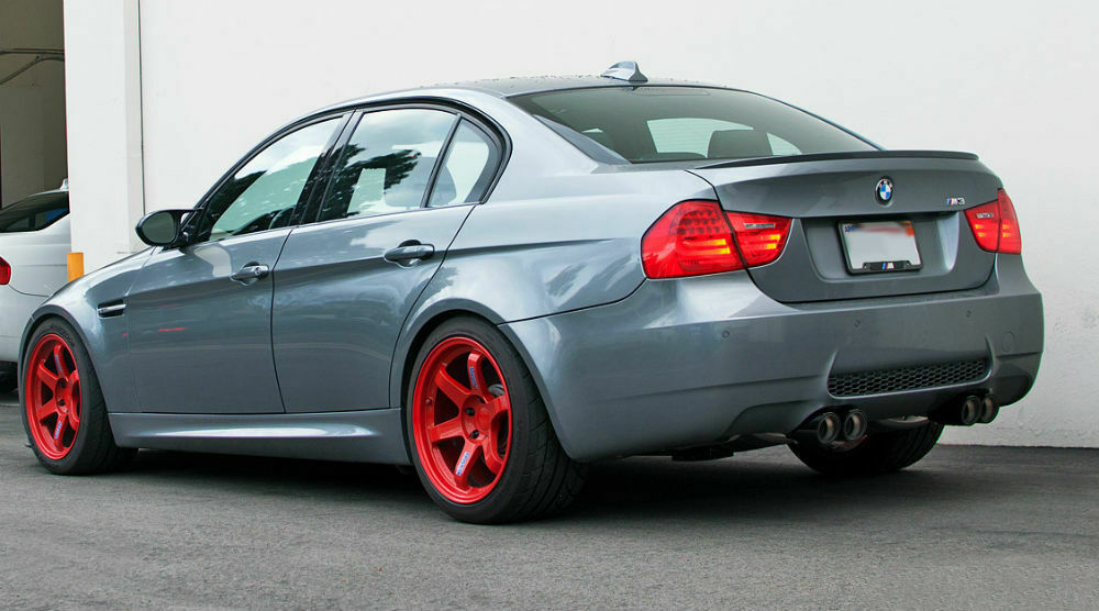 SPOILER BAGAGLIAIO ADATTO PER BMW SERIE 3 E90 LOOK MSPORT NERO LUCIDO