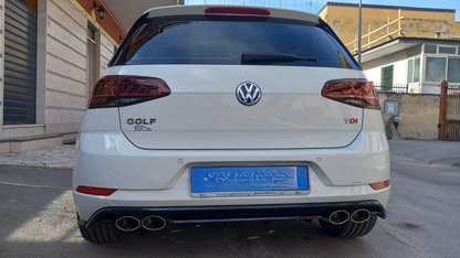 DIFFUSORE POSTERIORE ADATTO PER VW GOLF 7.5 2+2 DESIGN NIDO APE LOOK SPORTIVO