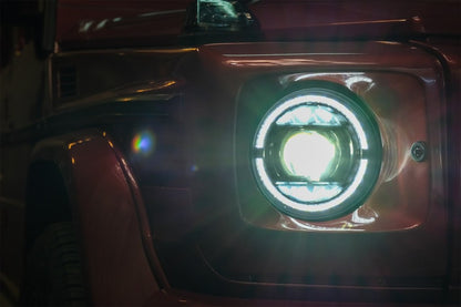 HEADLIGHTS SUITABLE FOR MERCEDES G CLASS W463 2007-2017 FULL LED LOOK LIFT