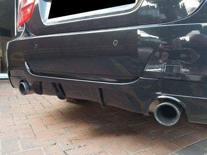 DIFFUSEUR ADAPTÉ POUR BMW SÉRIE 3 E90 E91 2005-2012 MSPORT 1+1 LOOK NOIR MAT