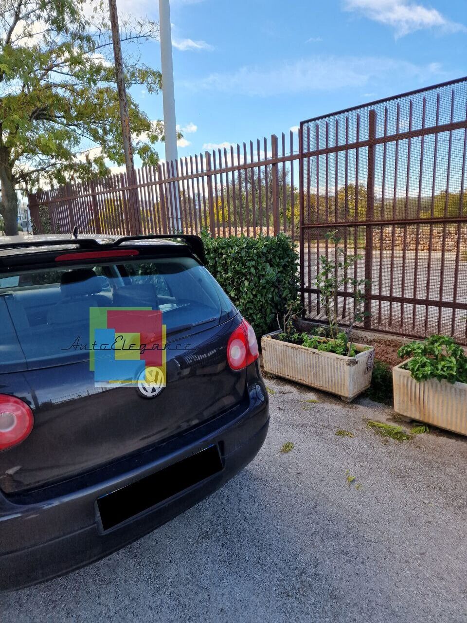 SPOILER SUITABLE FOR VW GOLF 5 OETTINGER GLOSSY BLACK SPORTY LOOK