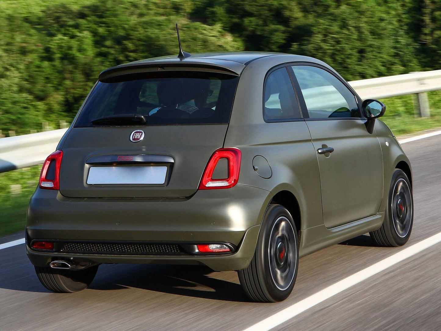 MINIGONNE ADATTE PER FIAT 500 LOOK S SPORT GREZZE LOOK SPORTIVE