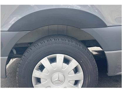 WIDENED MUDGUARDS SUITABLE FOR MERCEDES SPRINTER W907 2019+ MATT BLACK LOOK