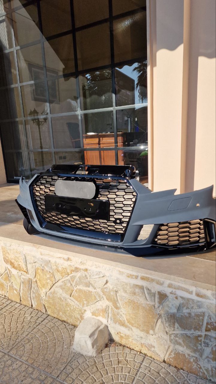 FRONT BUMPER SUITABLE FOR AUDI A3 8V 2017-2020 HATCHBACK LOOK RS3