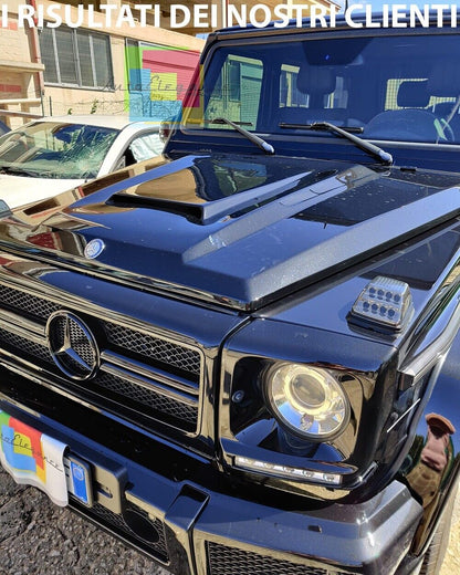 FARI ANTERIORI ADATTI PER MERCEDES CLASSE G W461 W463 1989-2012 LOOK SPORTIVO