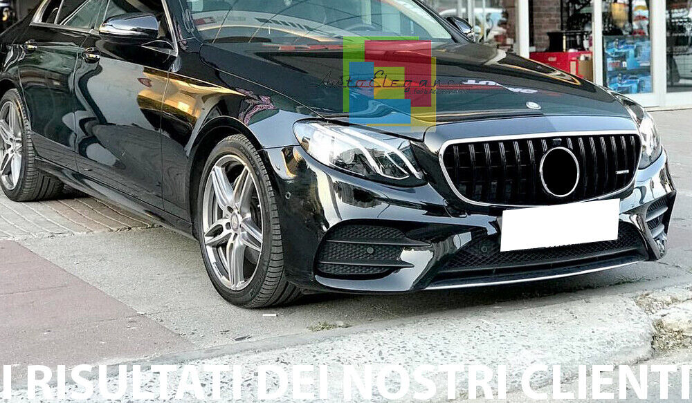 MERCEDES E-CLASS W213 S213 2016+ AMG FRONT GRILLE BLACK PANAMERICA