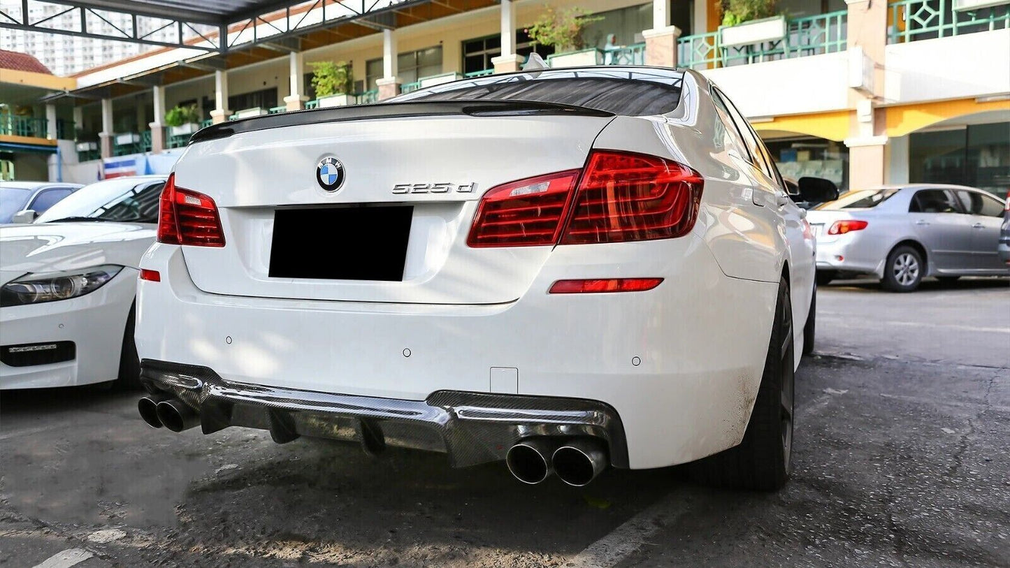 DIFFUSORE BMW F10 F11 MSPORT LOOK M5 HIGH PERFORMANCE NERO LUCIDO 1093