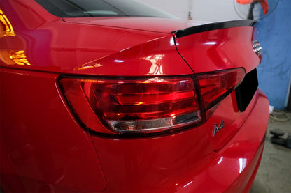 SPOILER BAGAGLIAIO ADATTO PER AUDI A4 B9 BERLINA 2016+ LOOK NERO DESIGN SPORTIVO