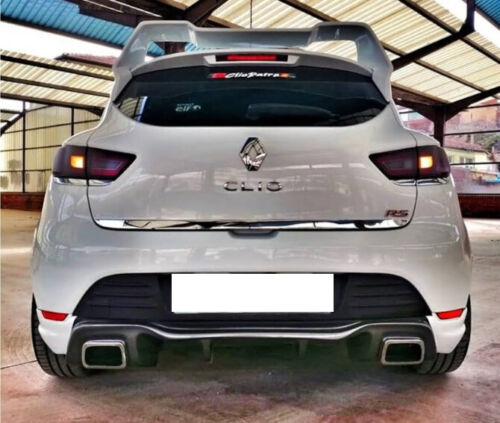 RENAULT CLIO 4 MK4 2012-2019 DIFFUSORE SOTTO PARAURTI POSTERIORE LOOK RS