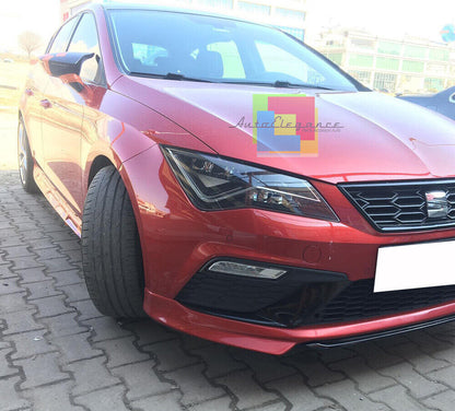 SEAT LEON 5F 2017+ LIFT SPOILER LOOK FR FRONT BUMPER SPOILER ABS 