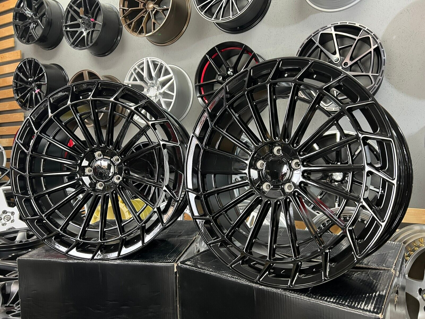 ADATTO per Mercedes Benz E Classe C 19 inch 5X112 8J + 9J AMG Maybach style Ruot