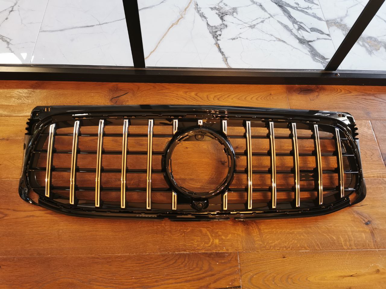 GRILLE SUITABLE FOR MERCEDES-BENZ GLB X247 AMG GT LOOK CHROME SPORTY DESIGN 