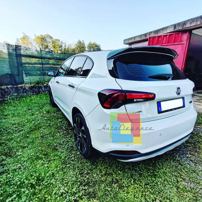 SPOILER TETTO ADATTO PER FIAT TIPO 2015+ HATCHBACK LOOK NERO LUCIDO SPORTIVO
