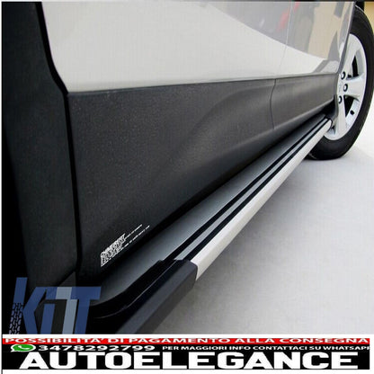 Running Boards Steps for Toyota RAV4 XA40 13-18 Dusty White 