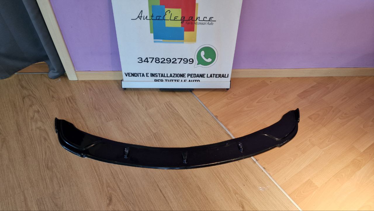 SPLITTER ANTERIORE ADATTO PER BMW SERIE 3 E90 E91 M-SPORT 2008-2011 NERO LUCIDO