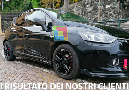 RENAULT CLIO 4 IV 5 DOORS PAIR OF SIDE SKIRTS UNDER THE DOOR IN ABS RS LOOK-.