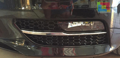 🔥SIDE FOG LIGHT GRILLS FOR AUDI A3 8V 12-15 RS3 HONEYCOMB DESIGN BLACK🔥