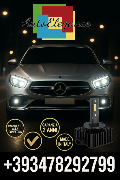 COPPIA LAMPADE D2S LED DA XENON A LED PER  Mercedes SLR