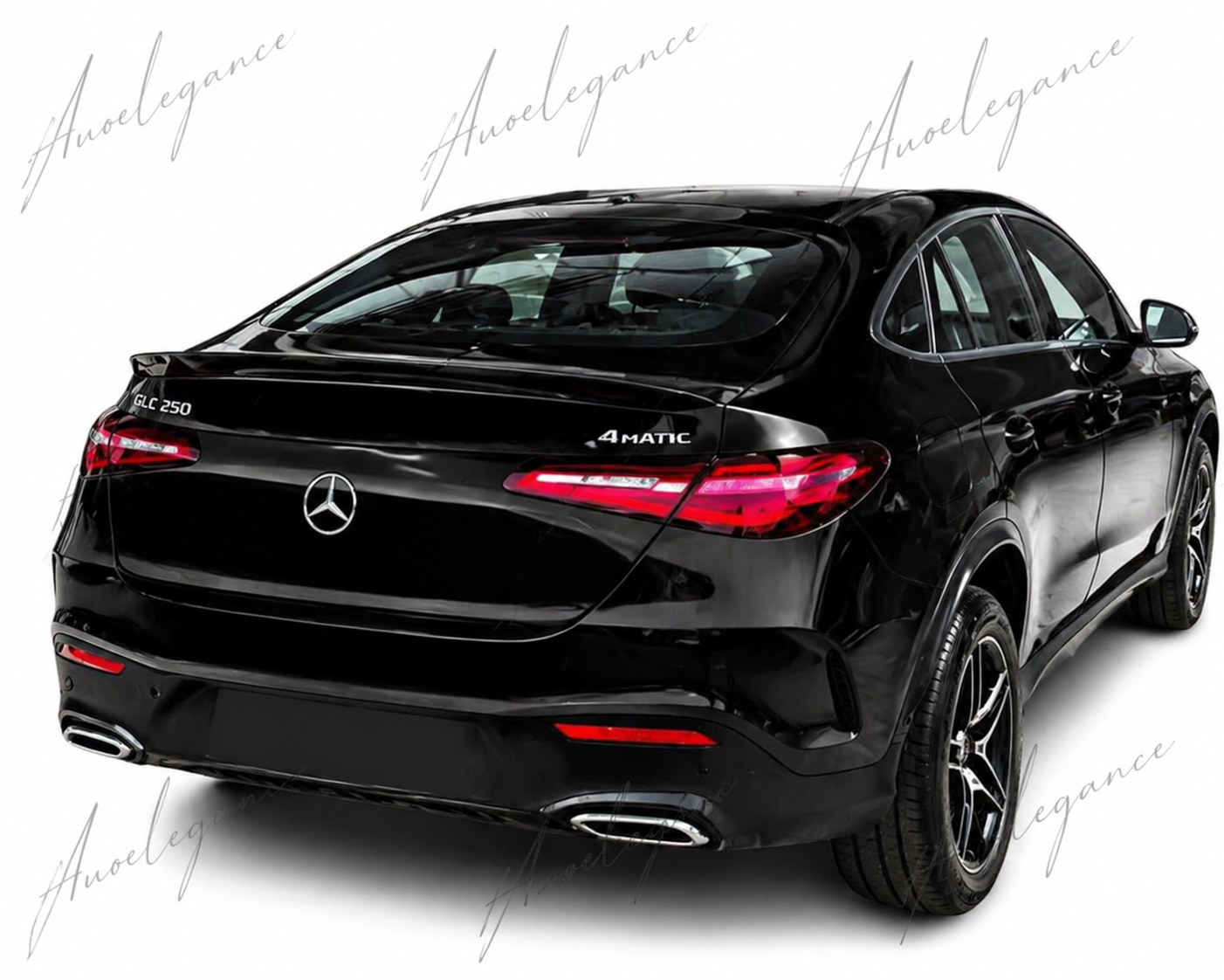 🔥ART.9725 SPOILER POSTERIORE PER BAGAGLIAIO GLC C254 NERO LUCIDO in ABS 2024+🔥