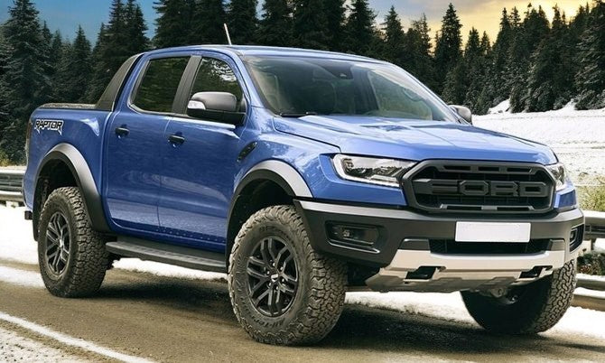 ✨LHD Fari Barra luminosa LED per Ford Ranger 15-20 Full Housing nero Dinamico✨