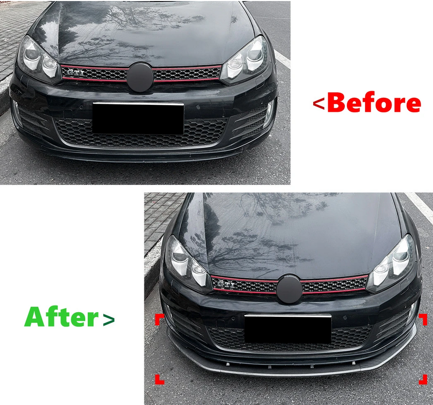 ART.7287 SPLITTER  Volkswagen Golf 6 MK6 GTI 2008-2012