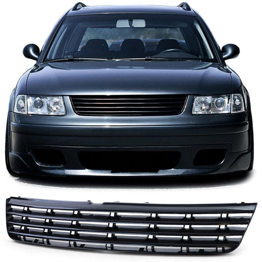 Griglia Anteriore Nera Senza Logo VW Passat 3B 1996-2000