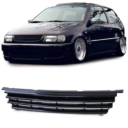 Griglia Anteriore Nera Senza Logo per VW Polo 6N 1994-1999