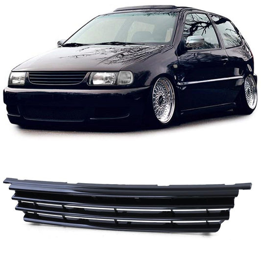 Griglia Anteriore Nera Senza Logo per VW Polo 6N 1994-1999