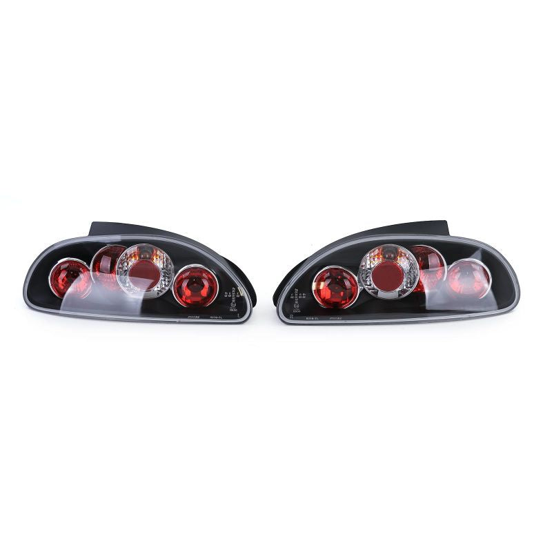 Coppia Fanali Posteriori Nero Cristallo per Rover MG F TF 1995-2005